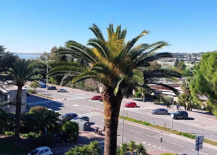 Cagnes Studio Parking Mer Wifi Terrasse